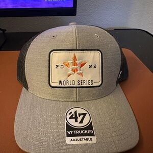 World Series Black Trucker Hat